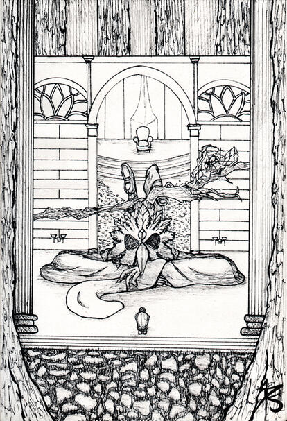 X'idiar_Traditional Line Art