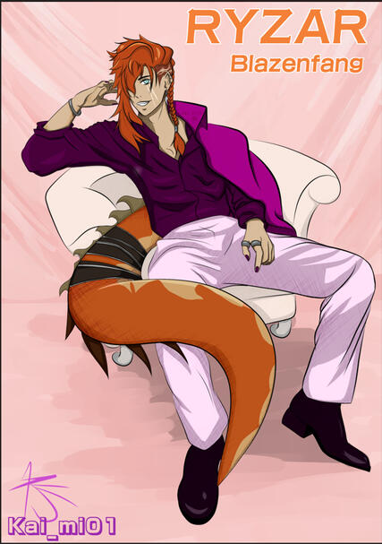 Ryzar Birthday Zine art