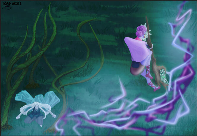 The Spring Lady vs The Jade Web Sorceress